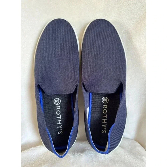 ROTHYS The Sneaker Womens Size 11 Shoes Navy Blue Casual Original Slip On Knit - Picture 1 of 7